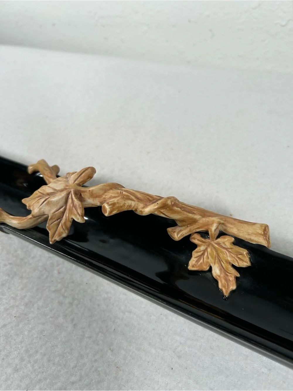 Fitz & Floyd Classics Collection Olive Tray Trinket Dish Grape Vine Leaf Branch